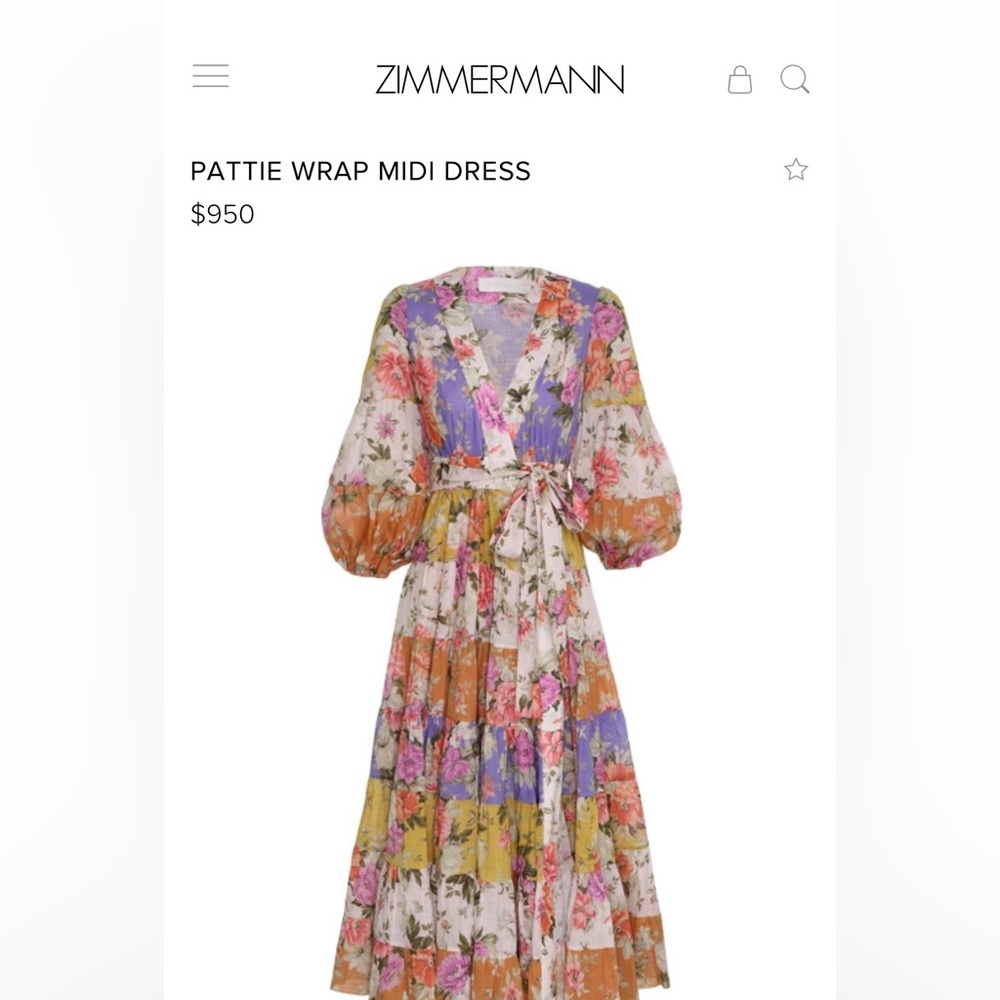 Zimmermann wrap dress